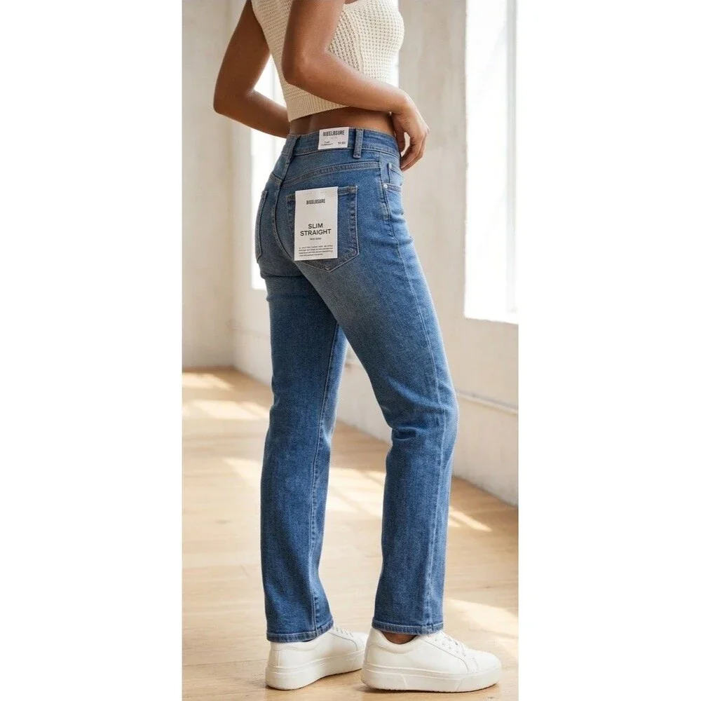 NWT Disclosure Slim Straight Jeans - Blue - 11/30 (DS9542)